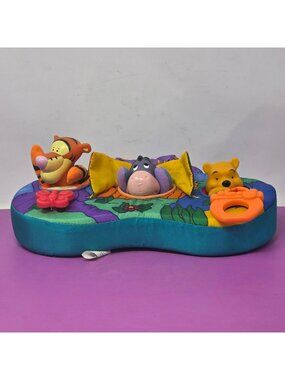 Winnie The Pooh Baby Activity Cushion With Tigger Eeyore Teether Toy Characters